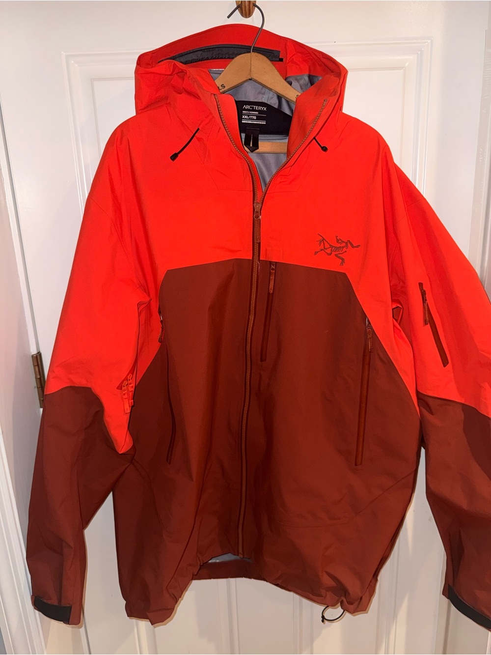 Arc'teryx RUSH Men's Two-Tone Orange/Brown Jacket